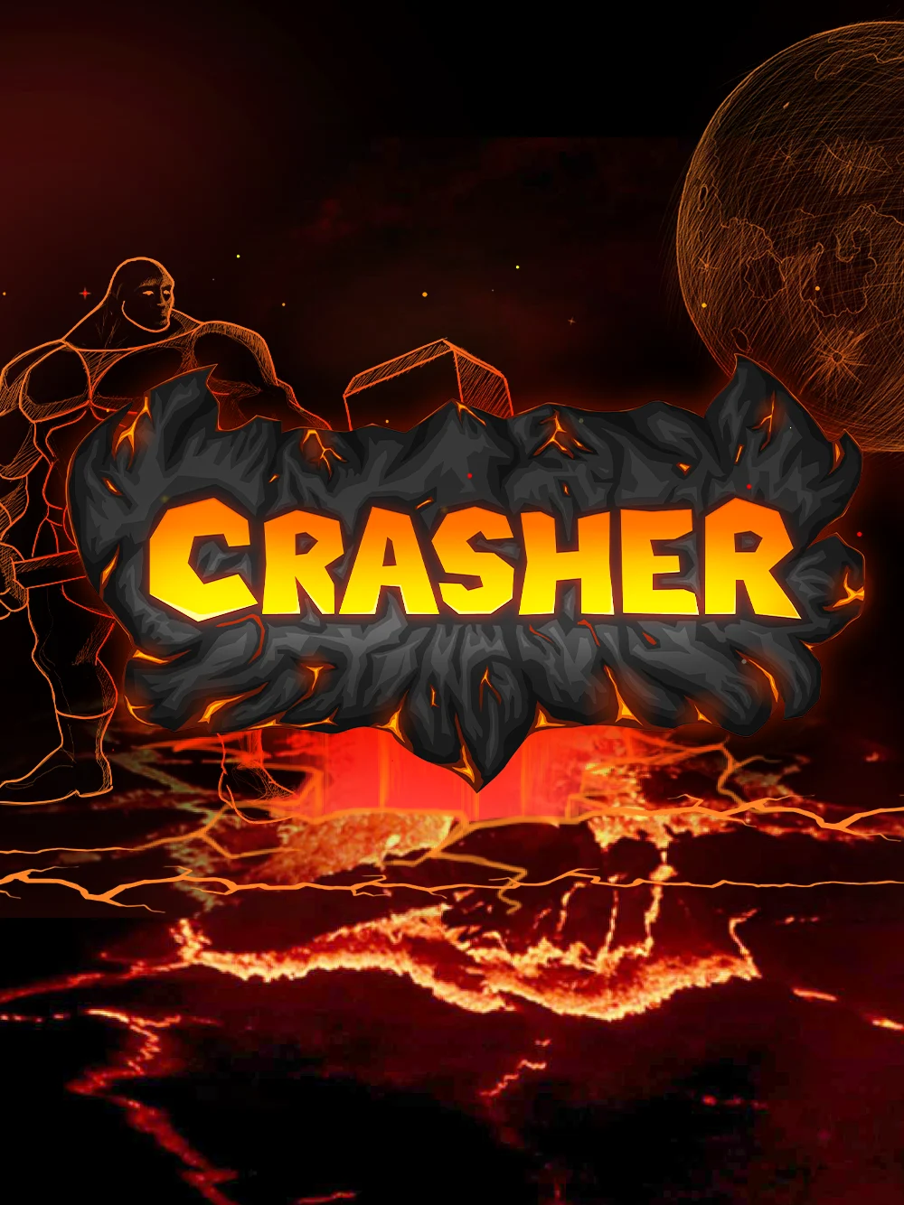Título de crash game dinámico con interfaz de alto riesgo y adrenalina