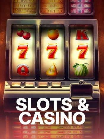 Portada de slot premium con iluminación neón y fondo oscuro